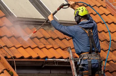 Démoussage et hydrofuge de toiture à Chaînée-des-Coupis